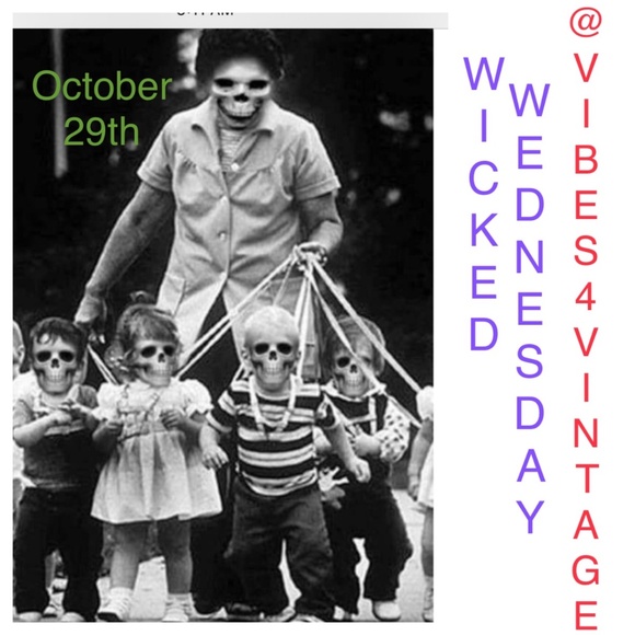 ❌ 10/29 WICKED WEDNESDAY VINTAGE FASHION SHARE GROUP - Picture 1 of 14